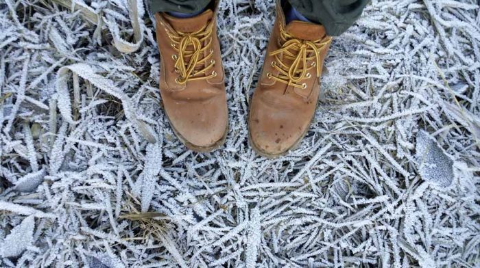 sore feet from work boots