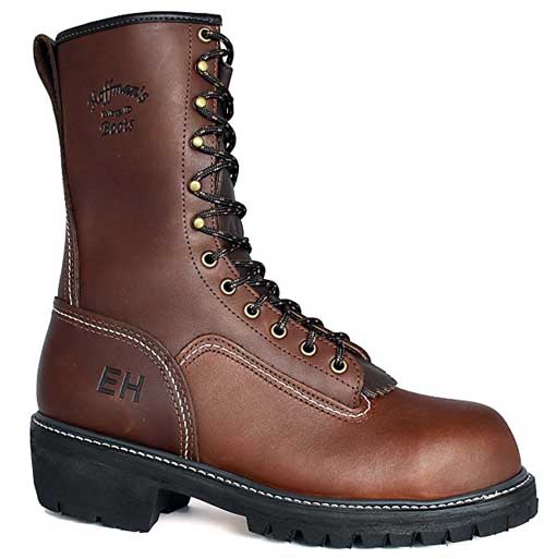 comfortable lineman boots