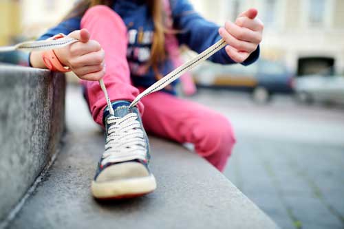 White Shoelaces
